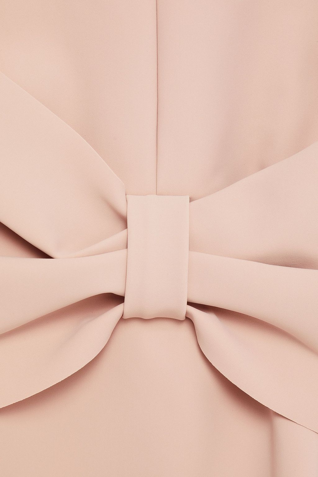 CHIARA BONI LA PETITE ROBE Jacaranda jersey-paneled bow-embellished scuba dress