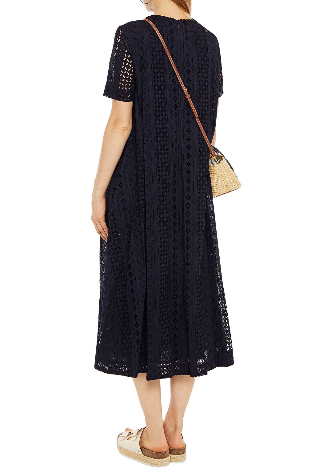 BAUM UND PFERDGARTEN Broderie anglaise cotton midi dress