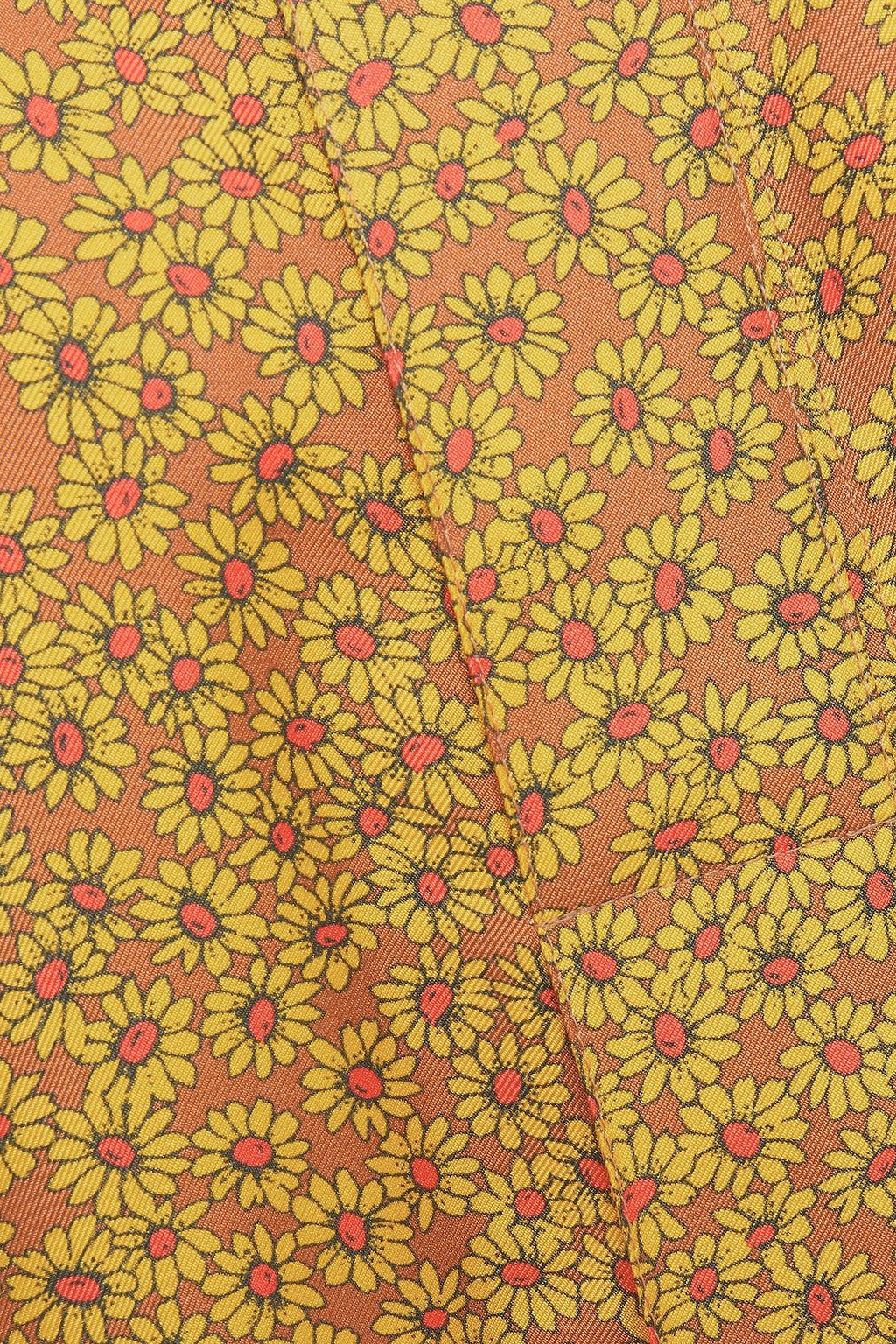 VICTORIA BECKHAM Floral-print twill shirt