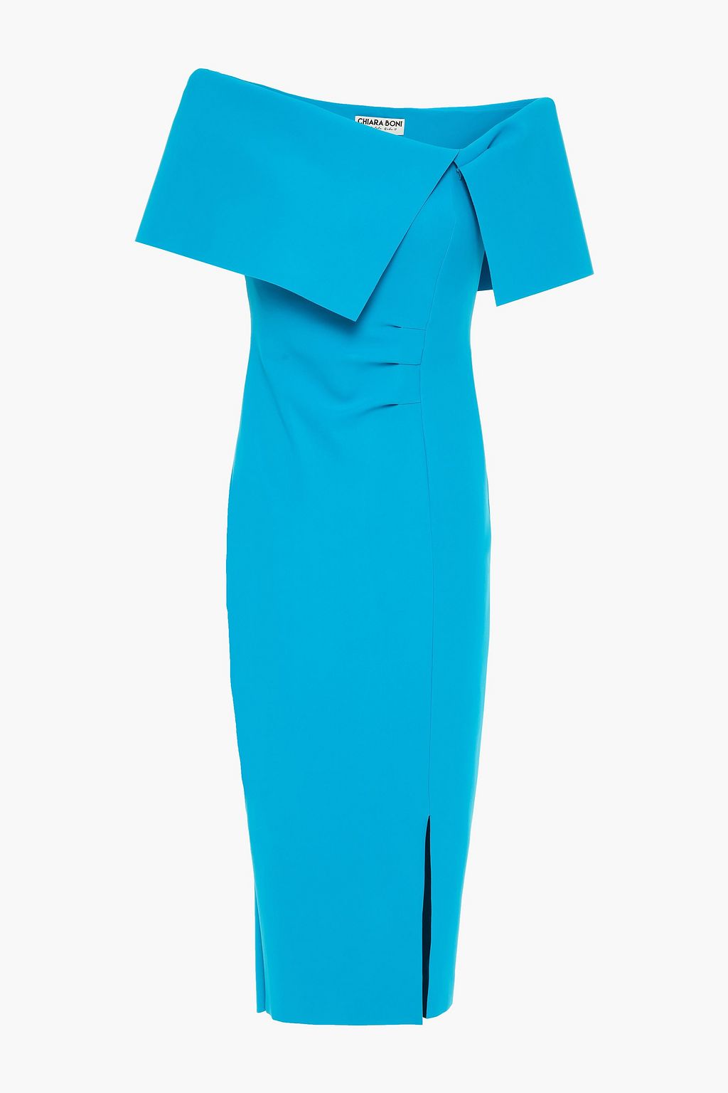 CHIARA BONI LA PETITE ROBE Egida off-the-shoulder scuba dress | THE OUTNET