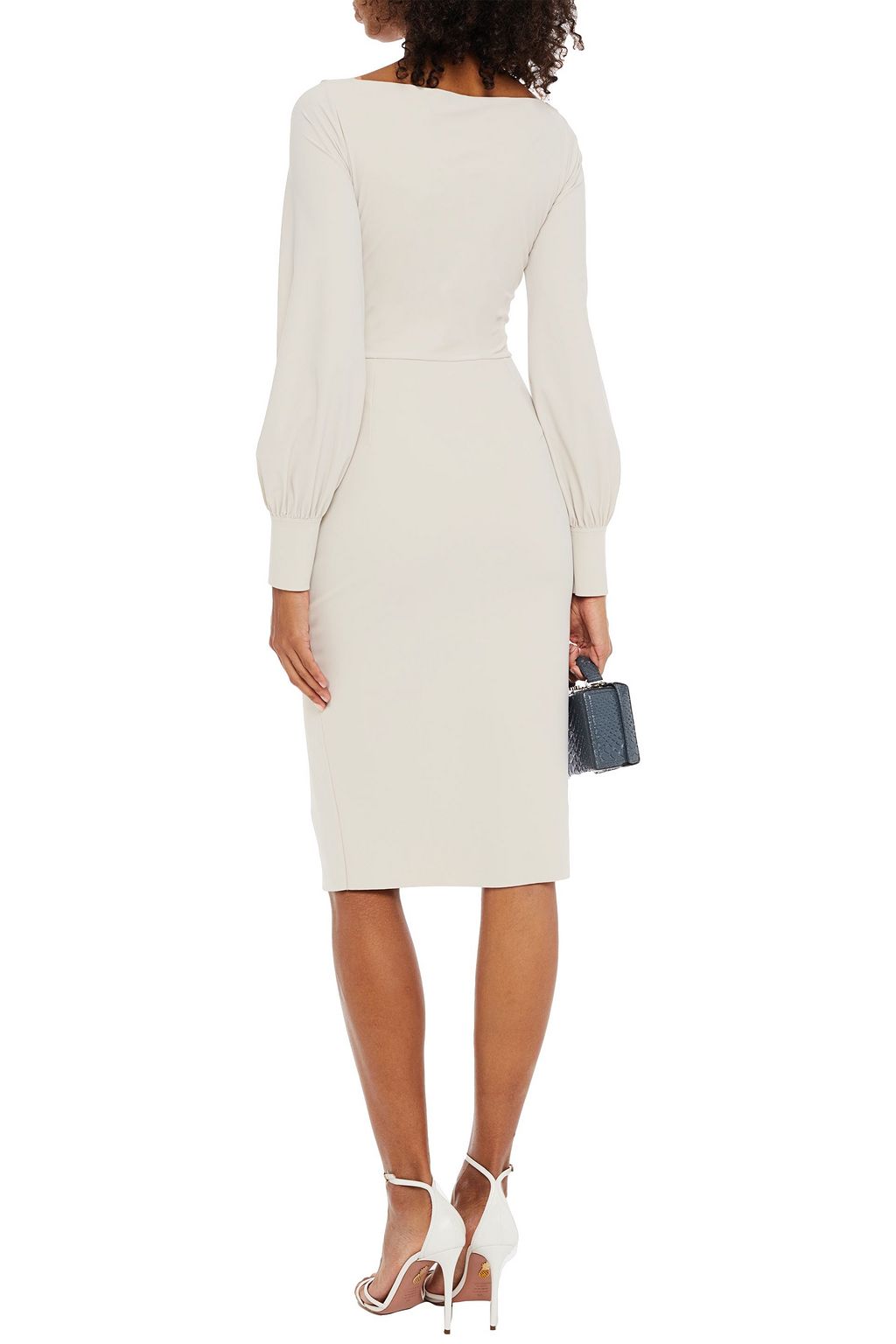 CHIARA BONI LA PETITE ROBE Iza stretch jersey-paneled scuba dress