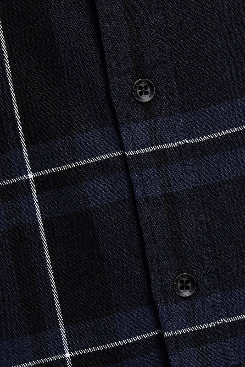 RAG & BONE Fit 2 Tomlin checked cotton and Lyocell-blend twill shirt