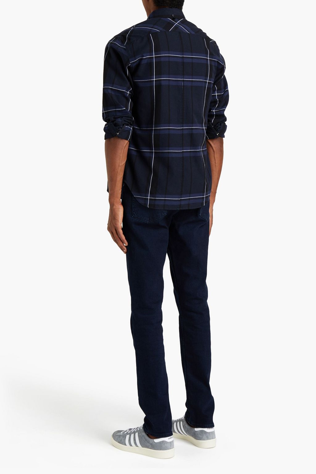 RAG & BONE Fit 2 Tomlin checked cotton and Lyocell-blend twill shirt