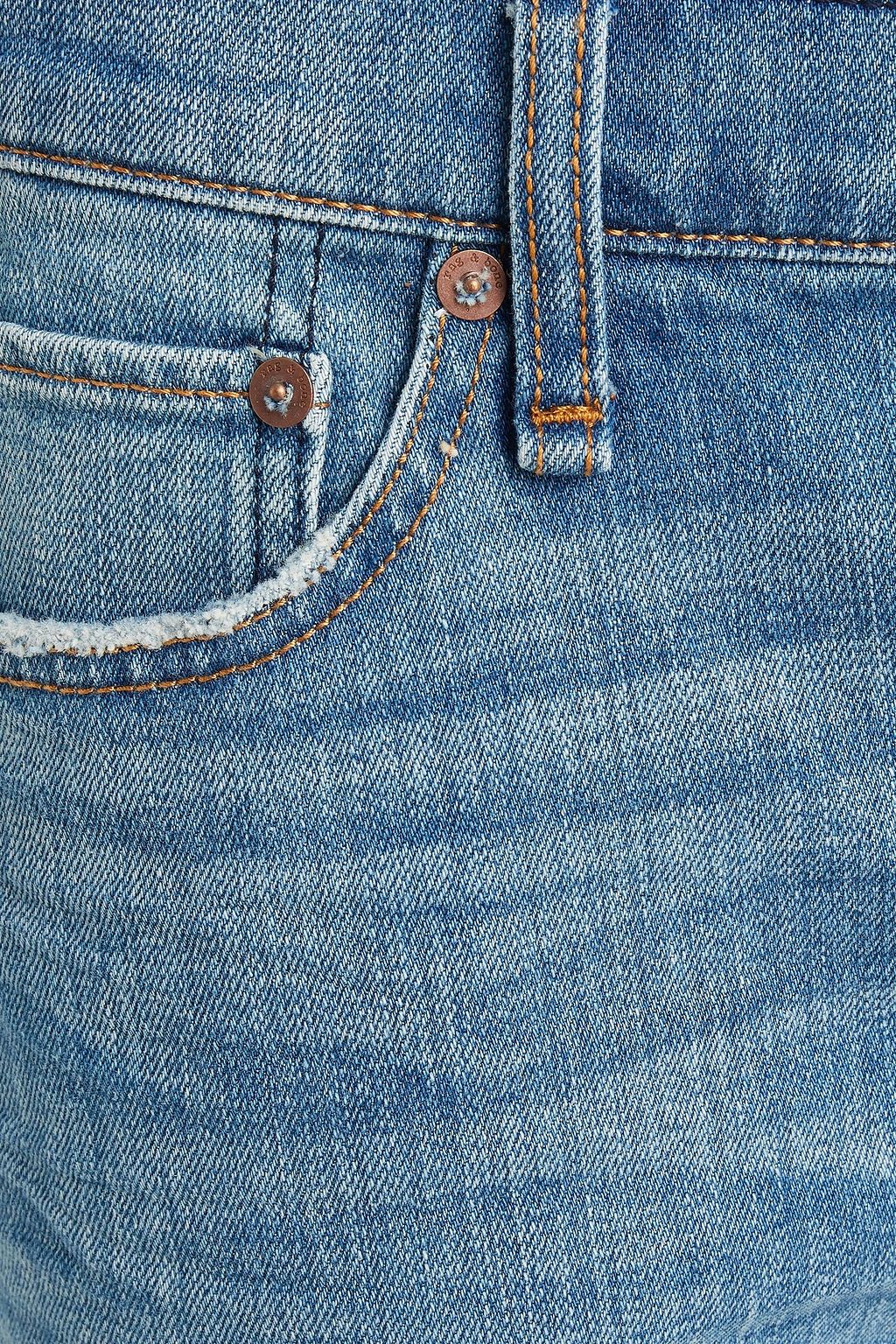 RAG & BONE Slim-fit whiskered denim jeans