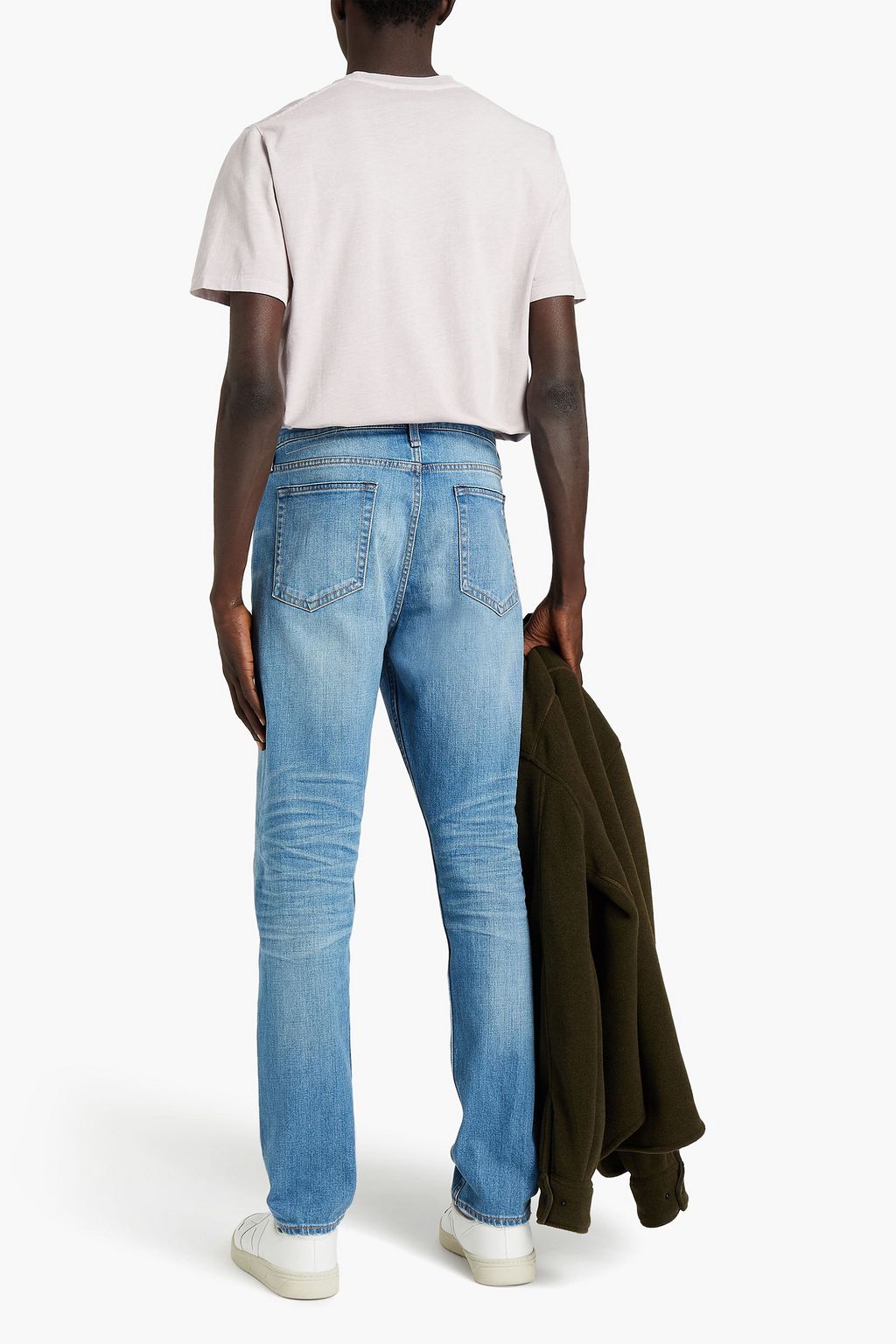 RAG & BONE Slim-fit whiskered denim jeans