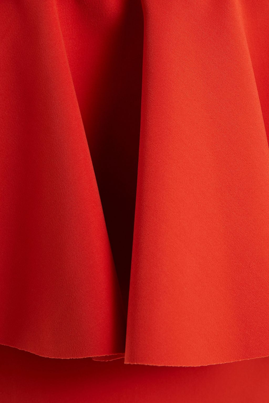 CHIARA BONI LA PETITE ROBE Dinara ruffled scuba and stretch-jersey peplum gown