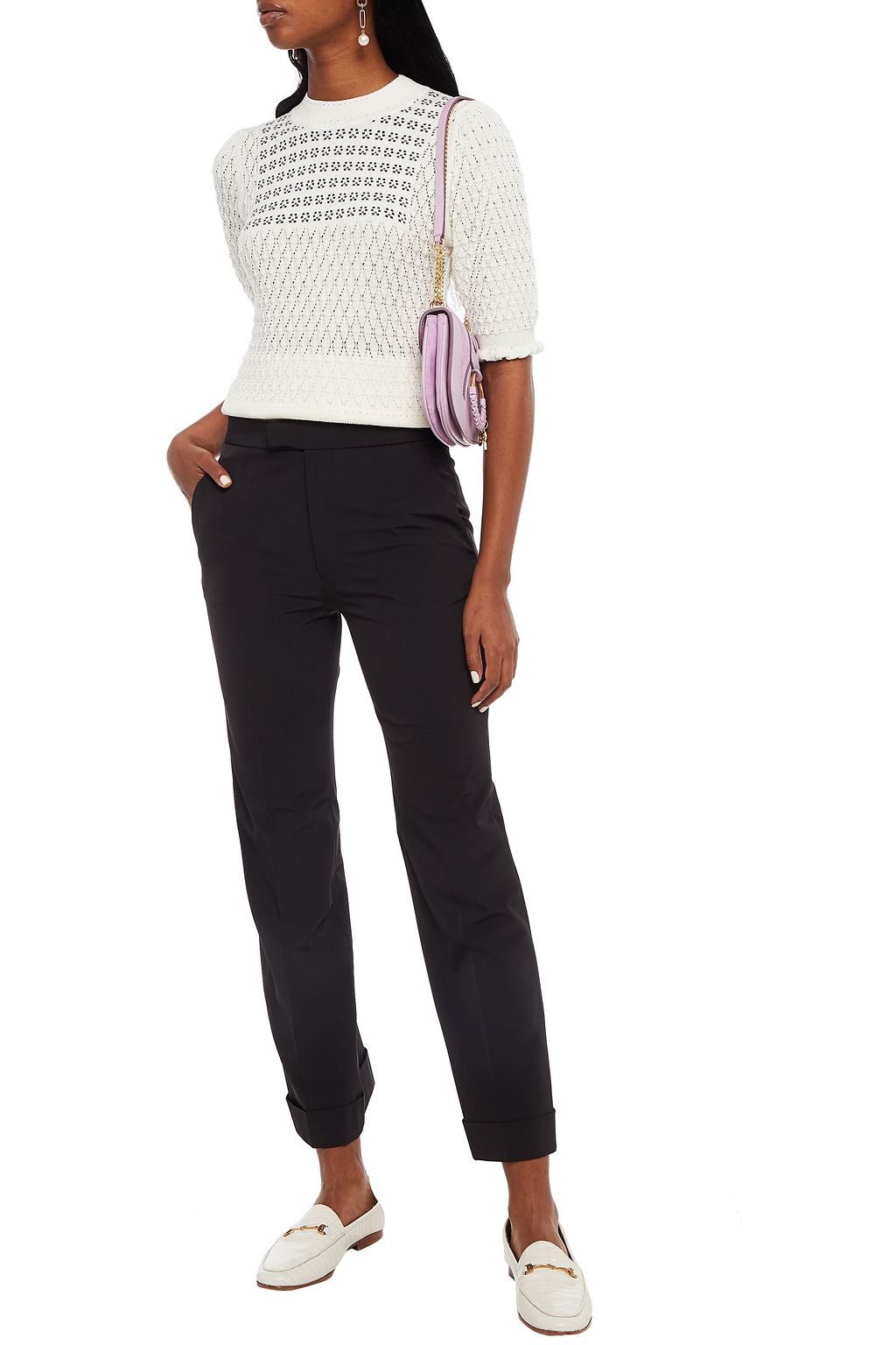 MAISON MARGIELA Stretch-twill straight-leg pants