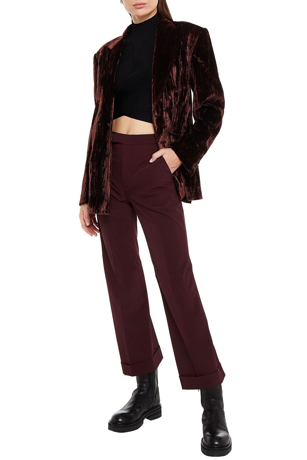 MAISON MARGIELA Stretch-twill straight-leg pants