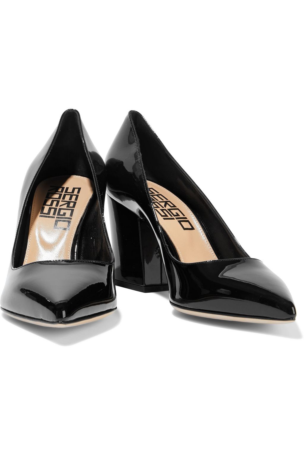 SERGIO ROSSI Patent-leather pumps