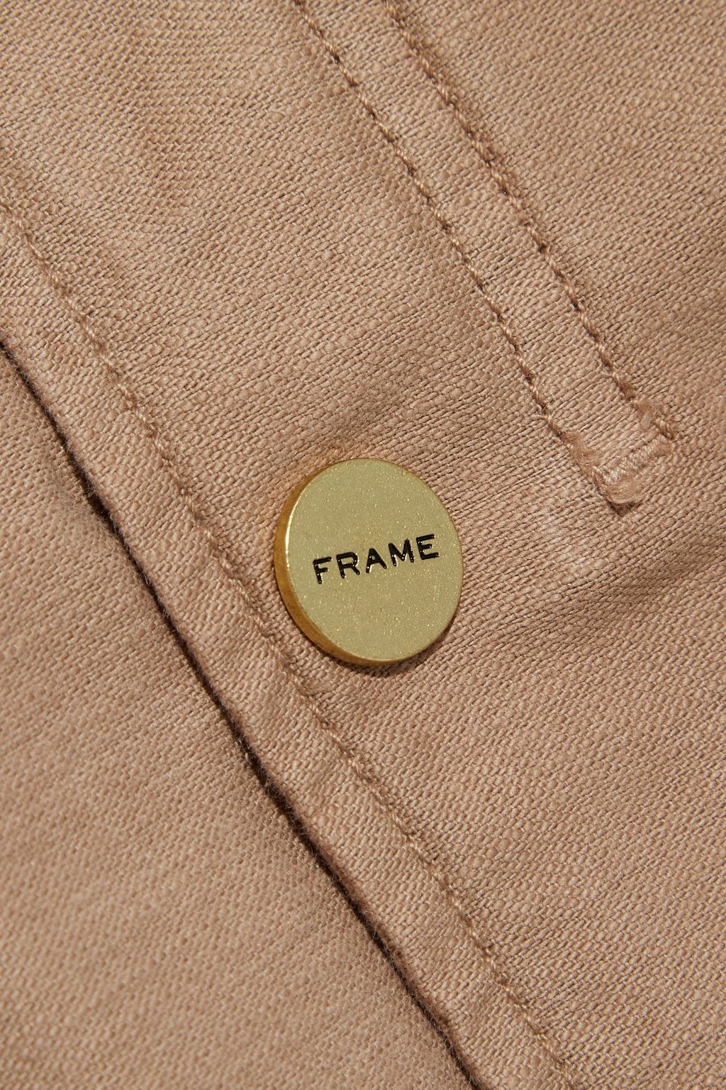 FRAME Twisted Bell Sleeve cotton jacket