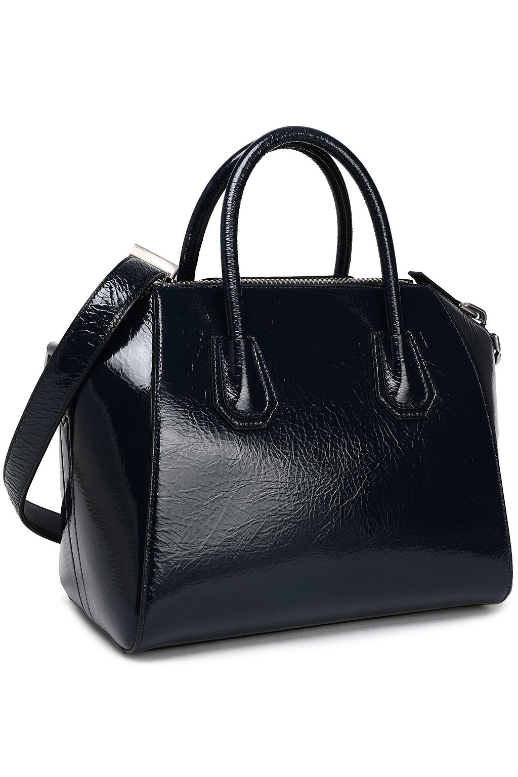 GIVENCHY Antigona medium crinkled patent-leather tote