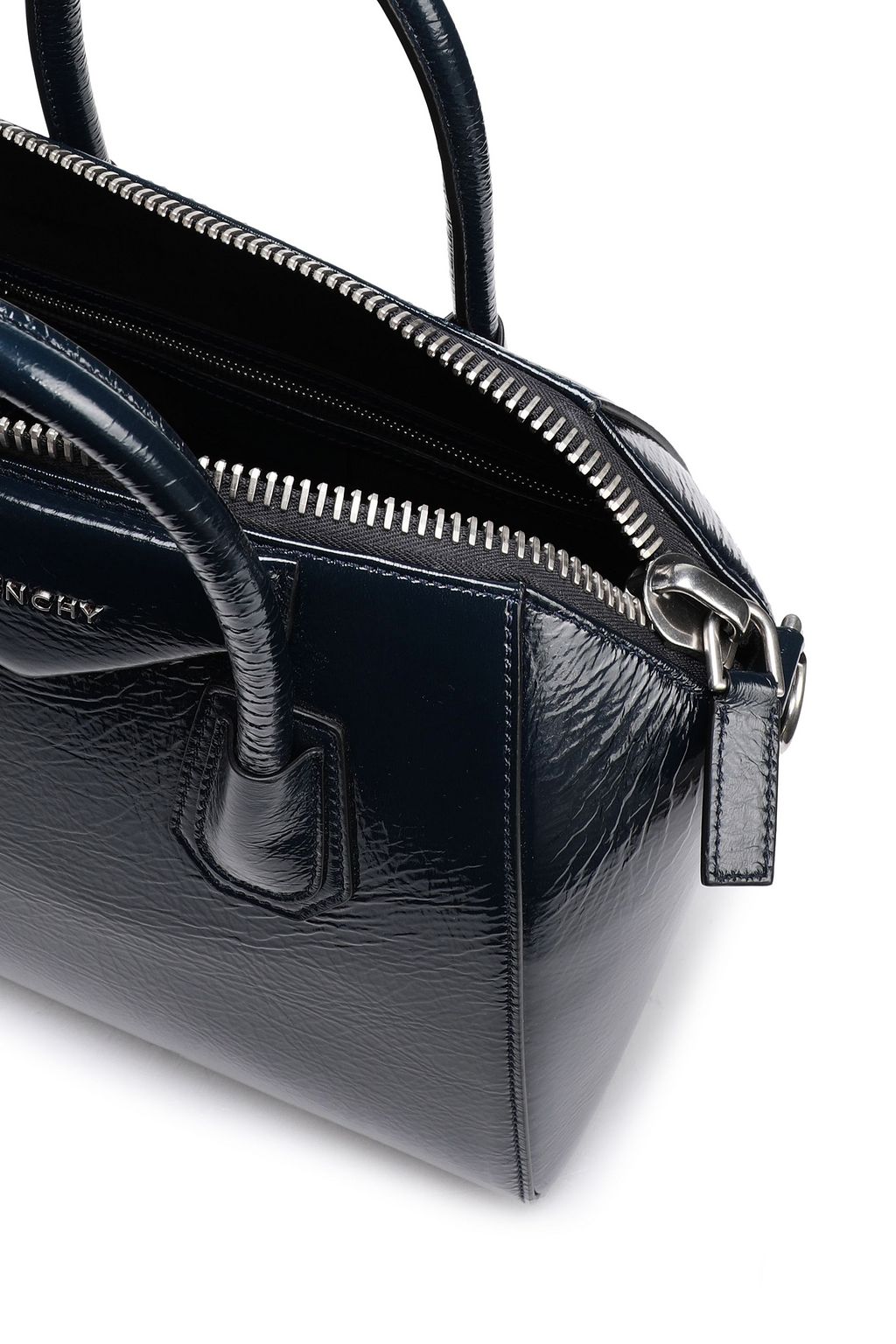 GIVENCHY Antigona medium crinkled patent-leather tote