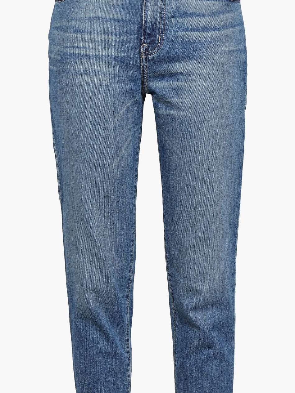 jones cropped sequin-embellished high-rise slim-leg jeans