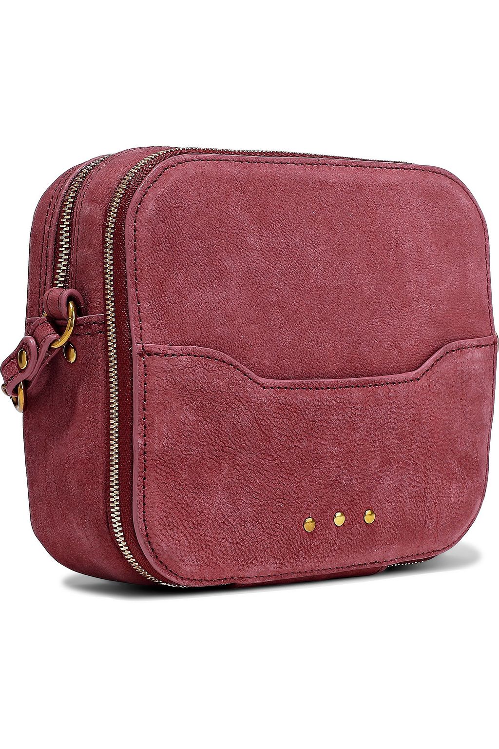 JÉRÔME DREYFUSS Embellished suede shoulder bag