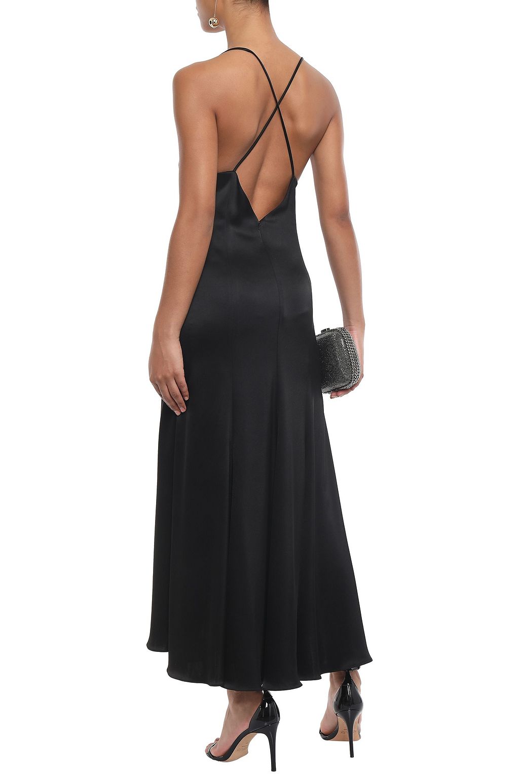 RACIL Satin midi dress