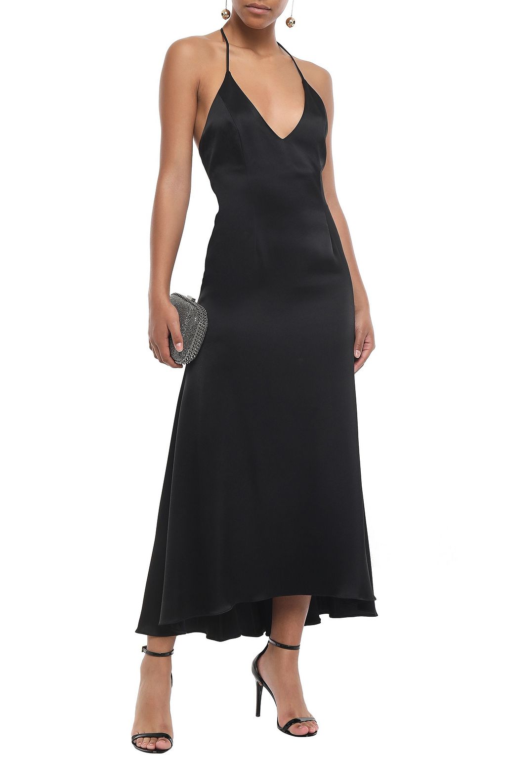 RACIL Satin midi dress