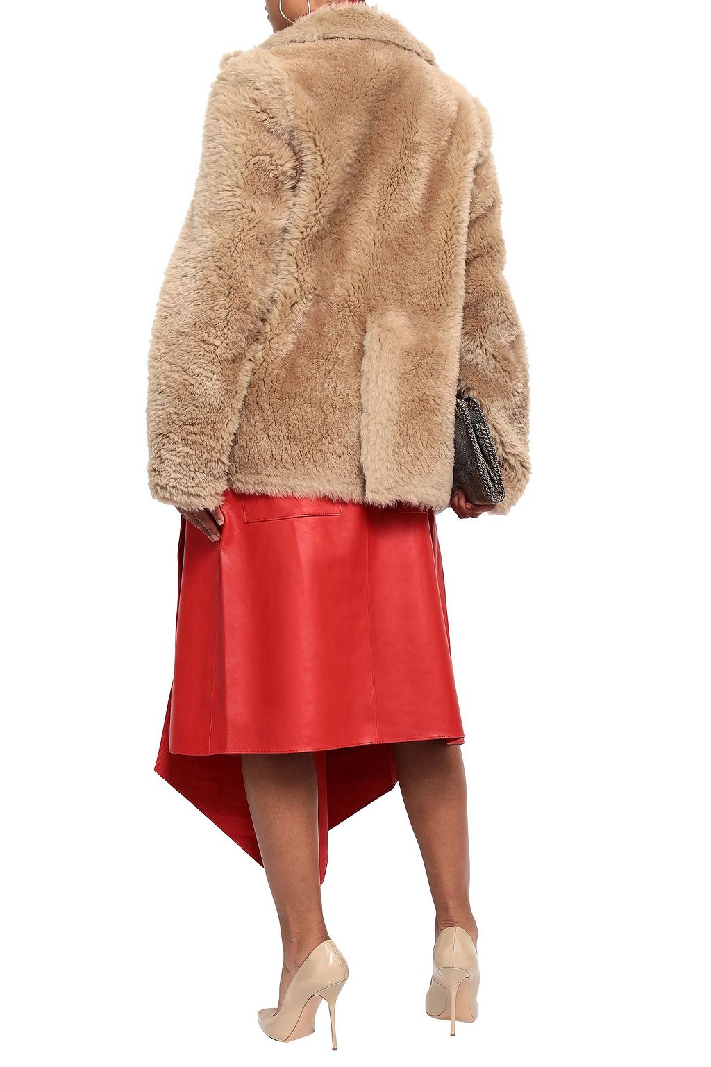 JOSEPH New Ector Teddy double-breasted shearling jacket