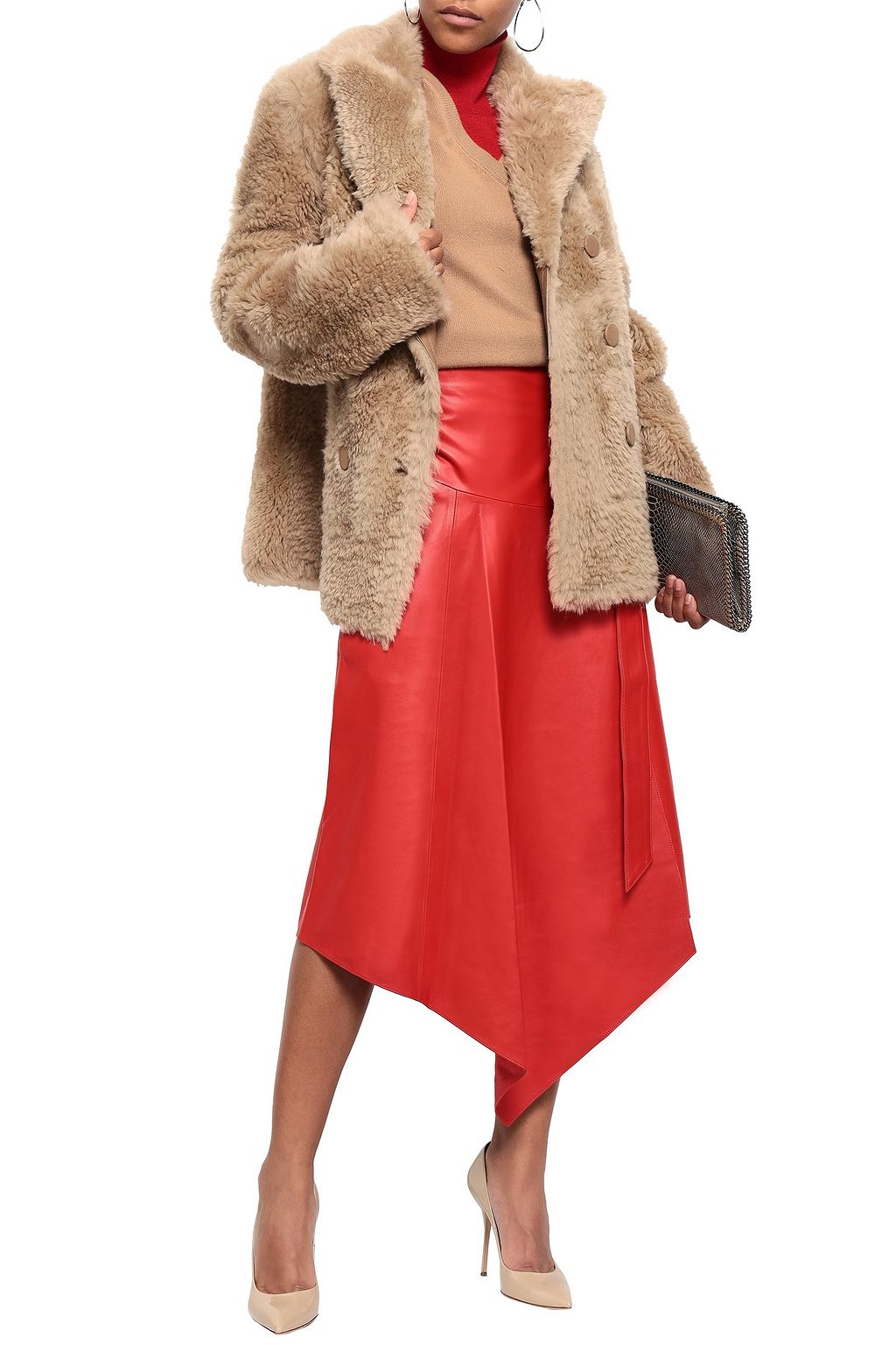 JOSEPH New Ector Teddy double-breasted shearling jacket