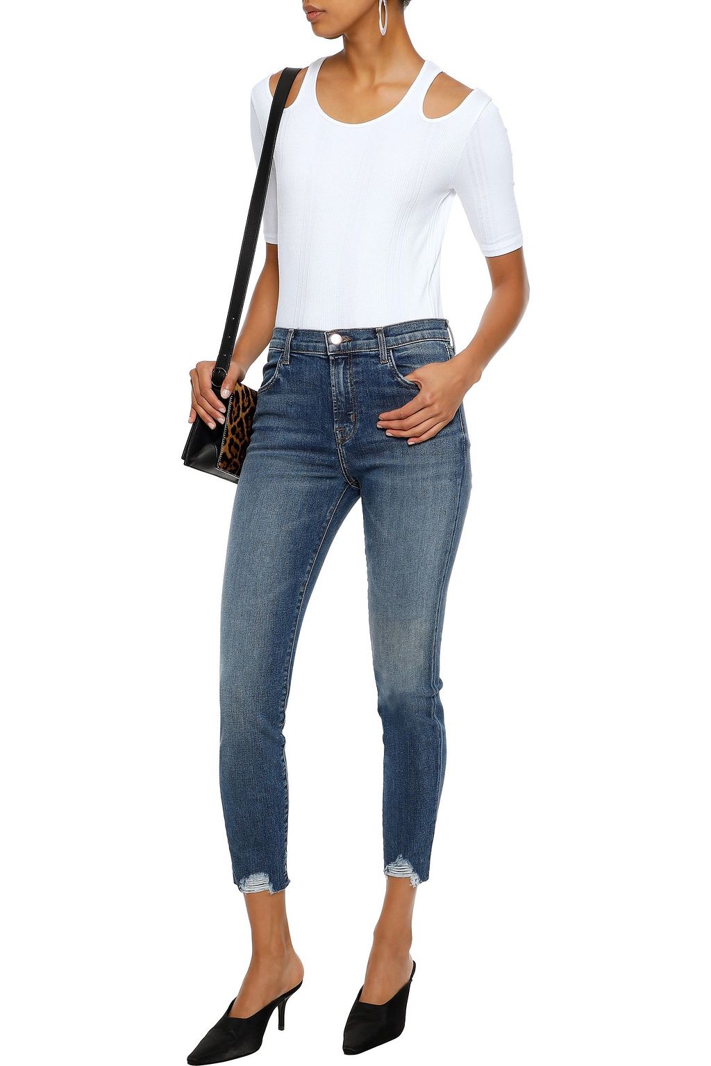 bldwn ultra high rise skinny jeans