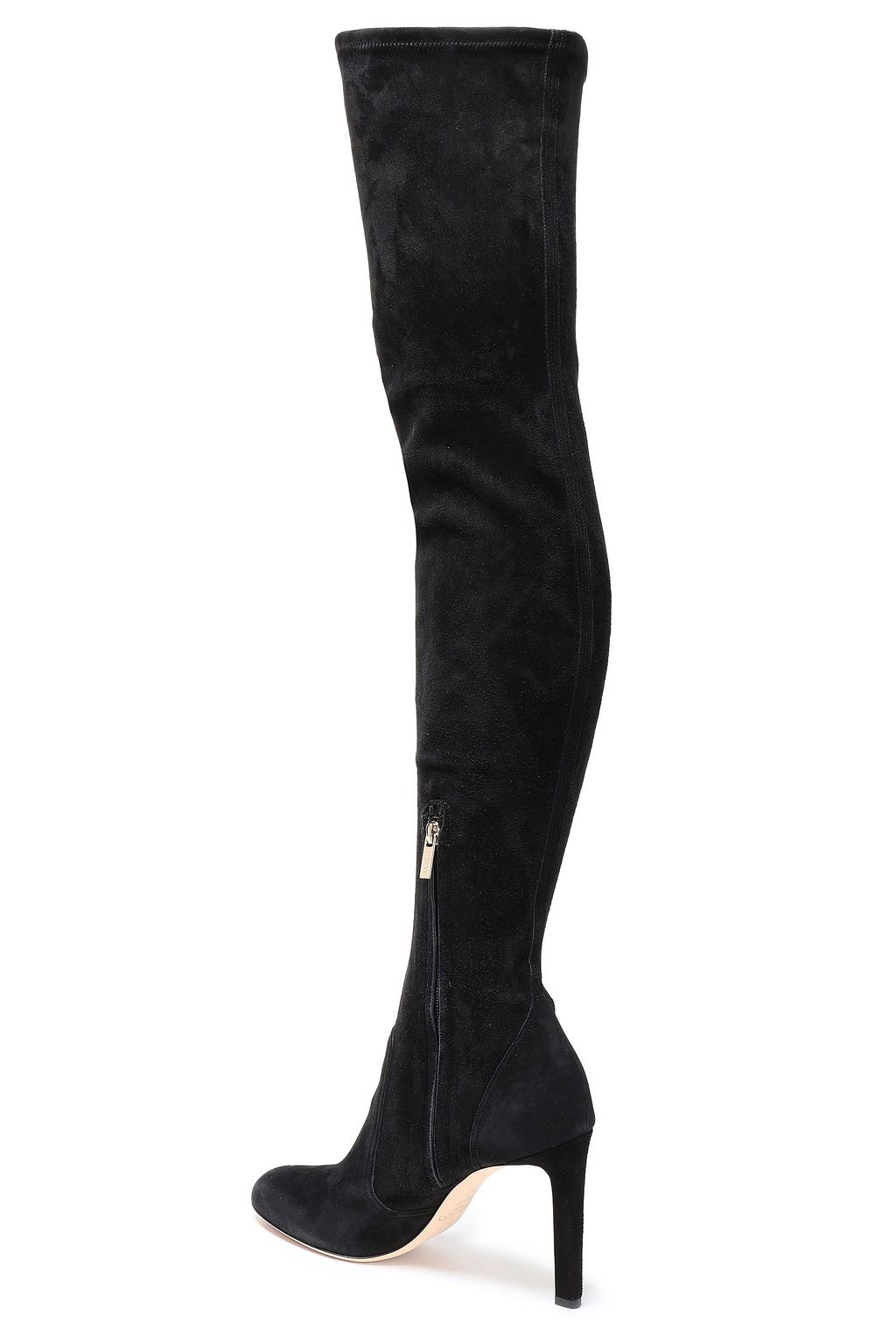 JIMMY CHOO Marie lace-up stretch-suede thigh boots