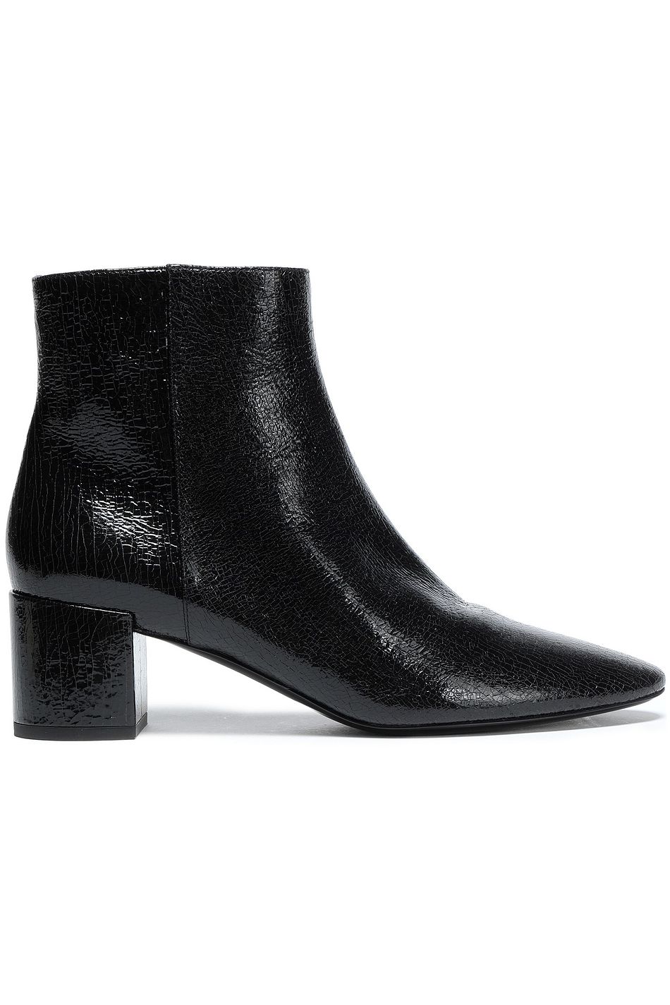 saint laurent patent leather boots