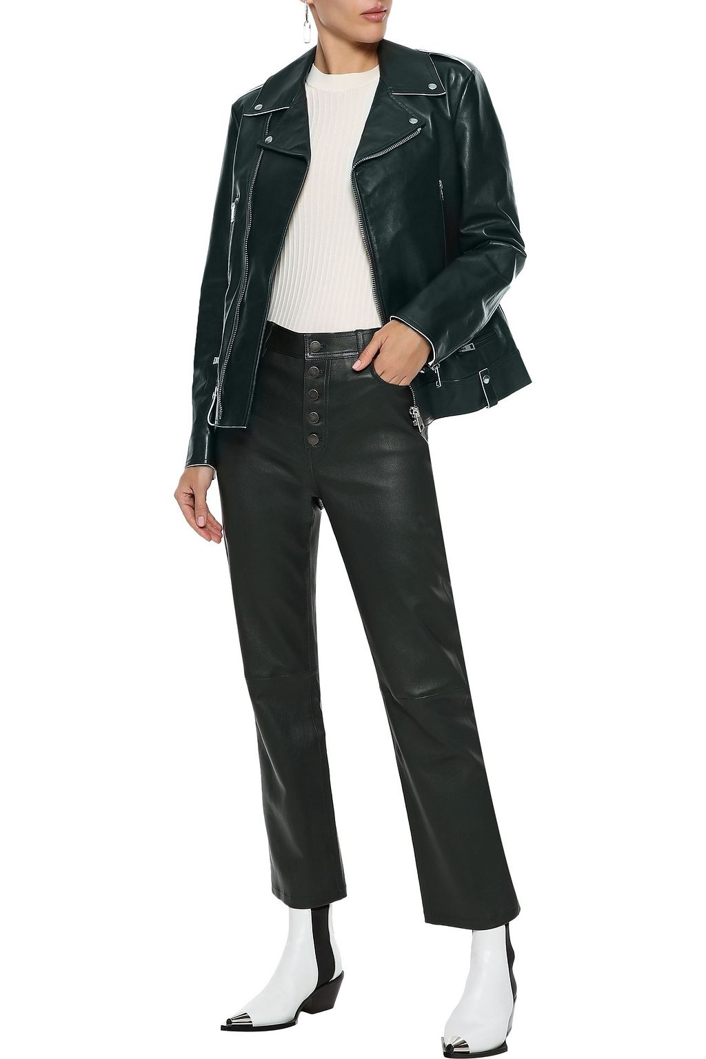JOSEPH Ryder leather biker jacket