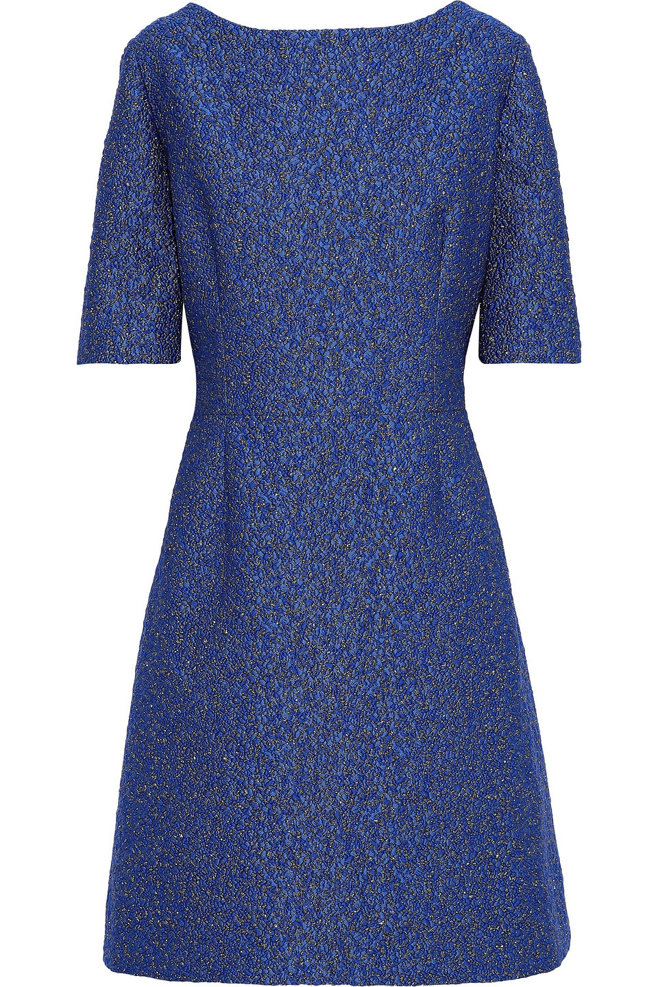 Flared brocade dress