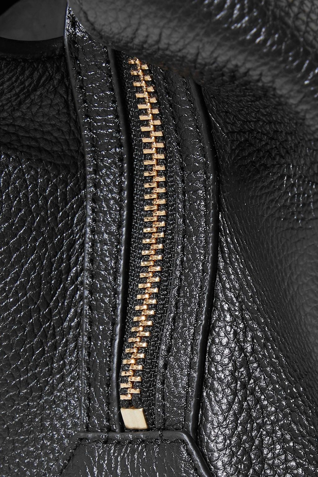 DONNA KARAN Perry textured-leather shoulder bag