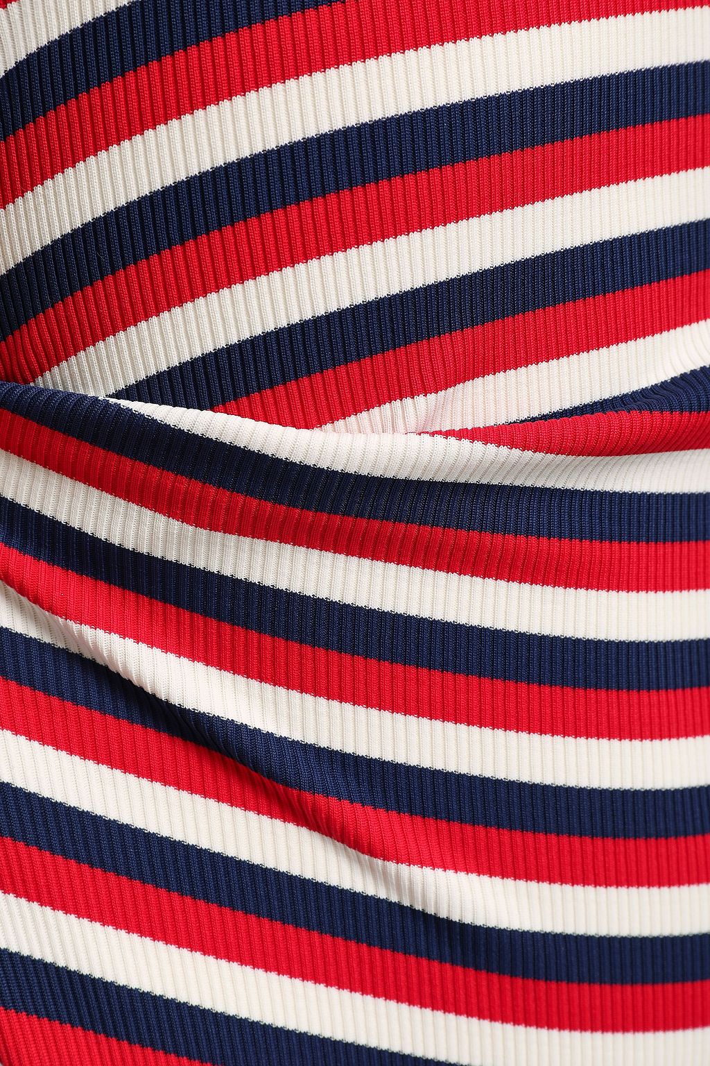 SOLID & STRIPED The Nina striped ribbed swimsuit