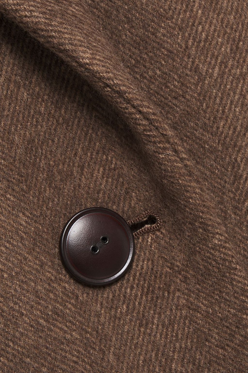 JOSEPH Herringbone wool-blend coat