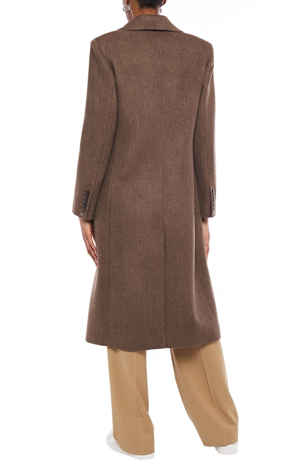 JOSEPH Herringbone wool-blend coat