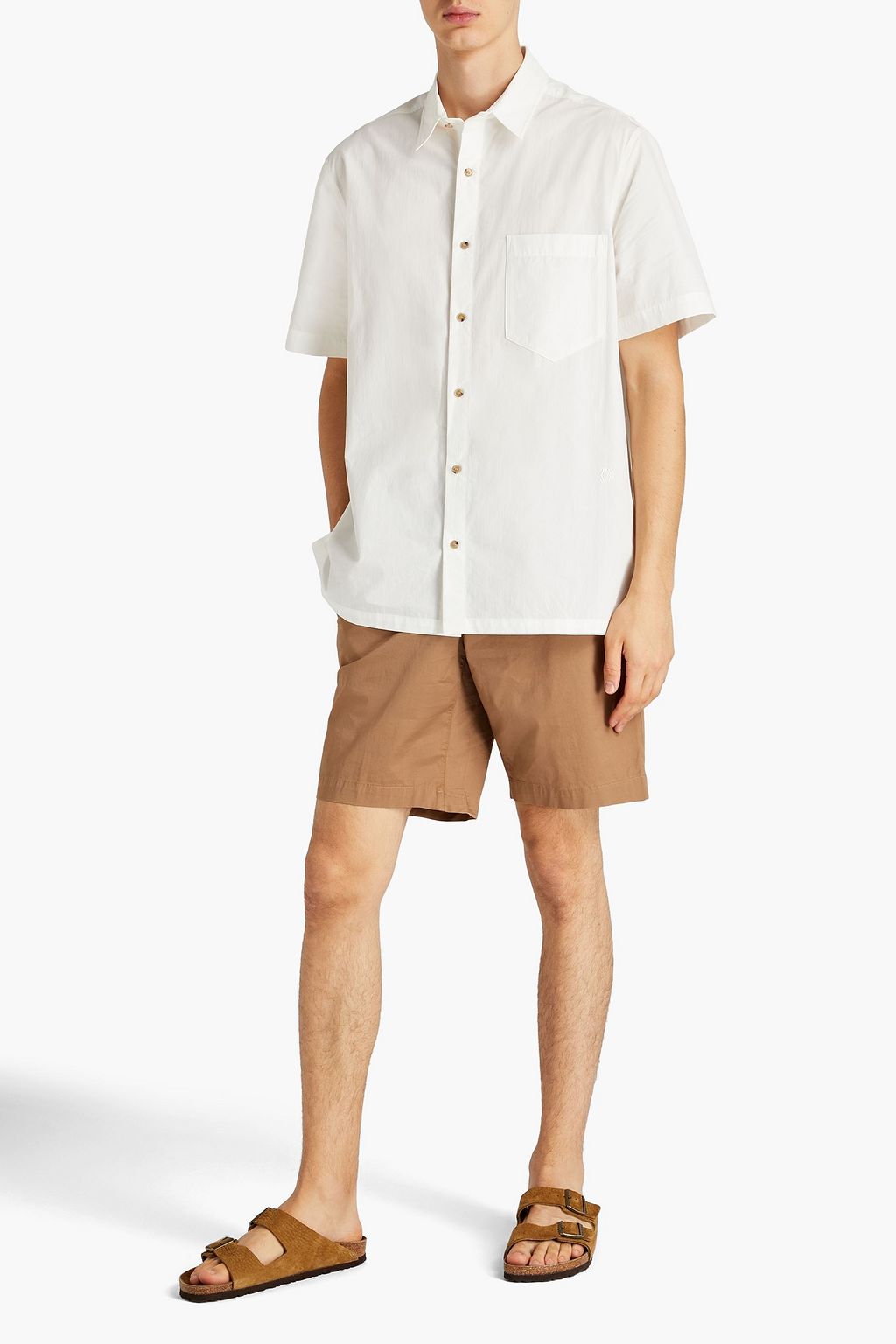 NANUSHKA Cotton-poplin shirt