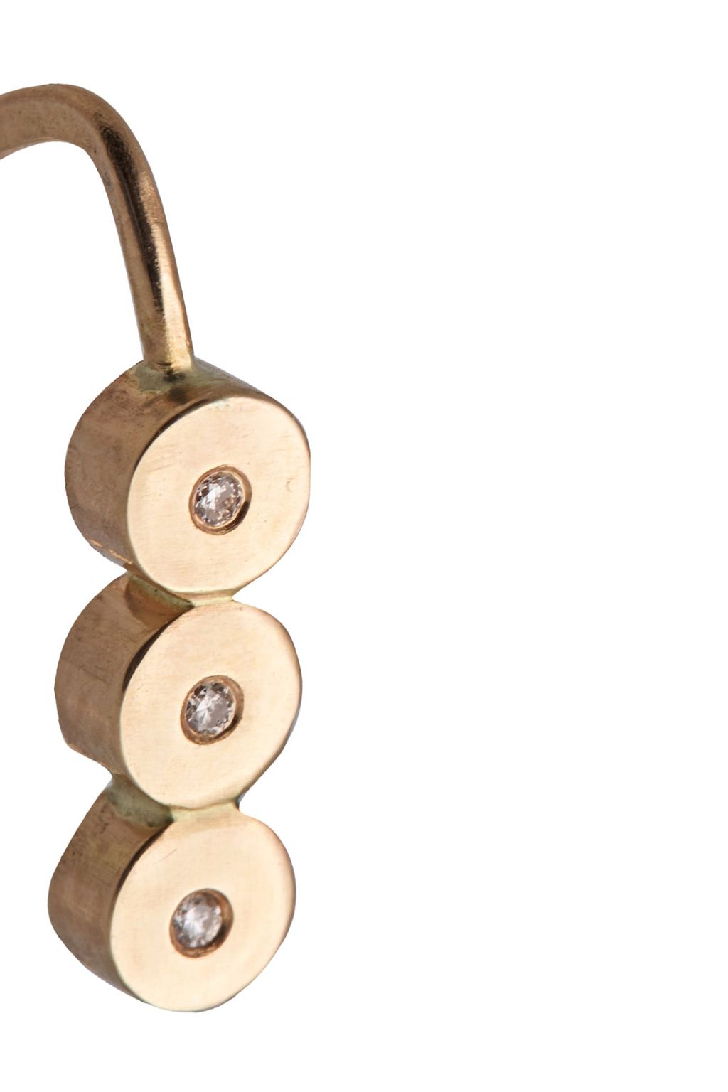 MELISSA JOY MANNING 14-karat gold diamond earrings