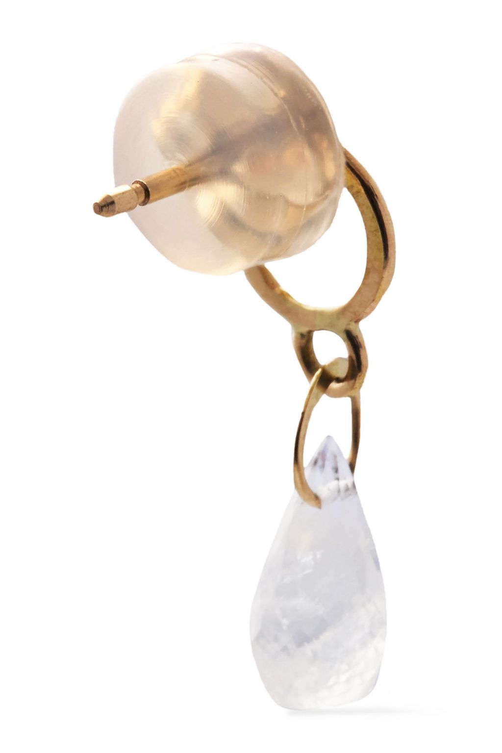 MELISSA JOY MANNING 14-karat gold moonstone earrings