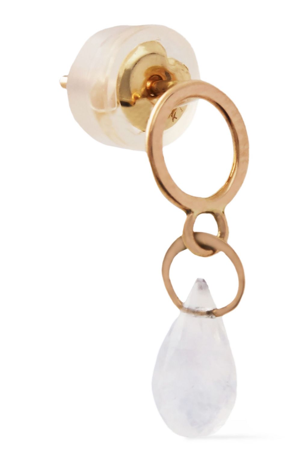 MELISSA JOY MANNING 14-karat gold moonstone earrings