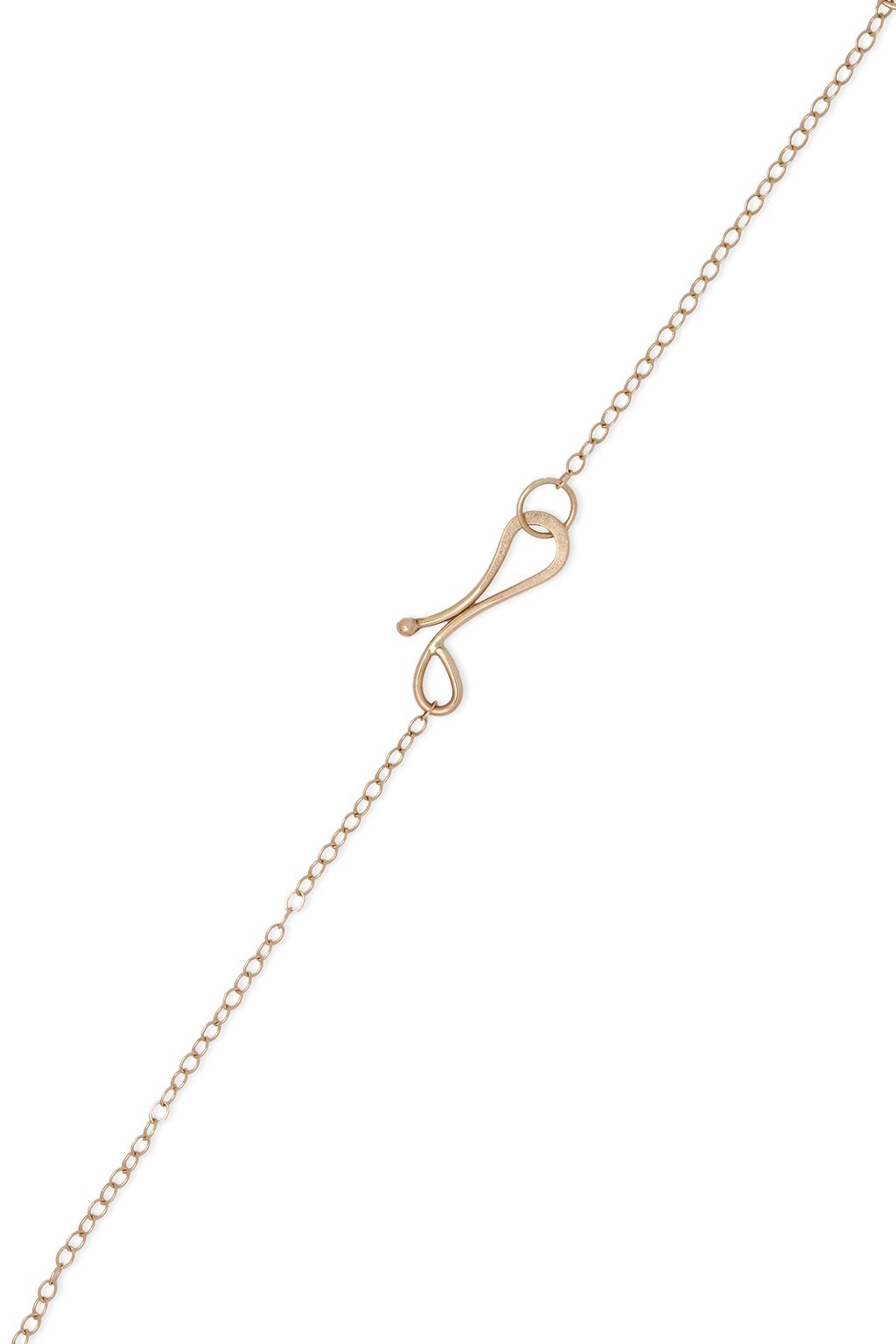 MELISSA JOY MANNING 14-karat gold, Herkimer diamond and freshwater pearl necklace