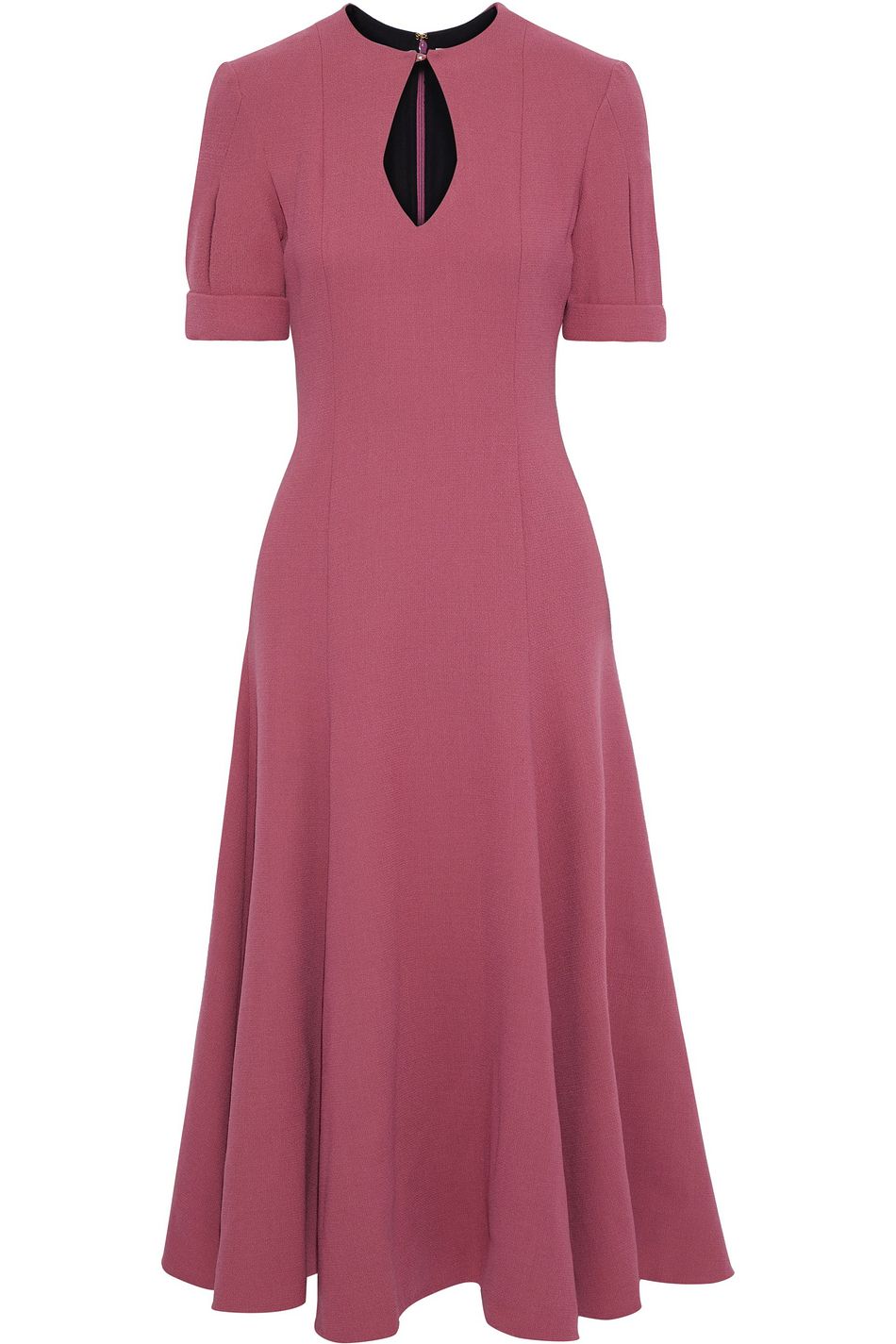 midi crepe dress