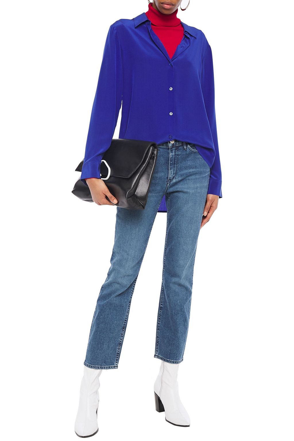 3X1 NYC High-rise straight-leg jeans