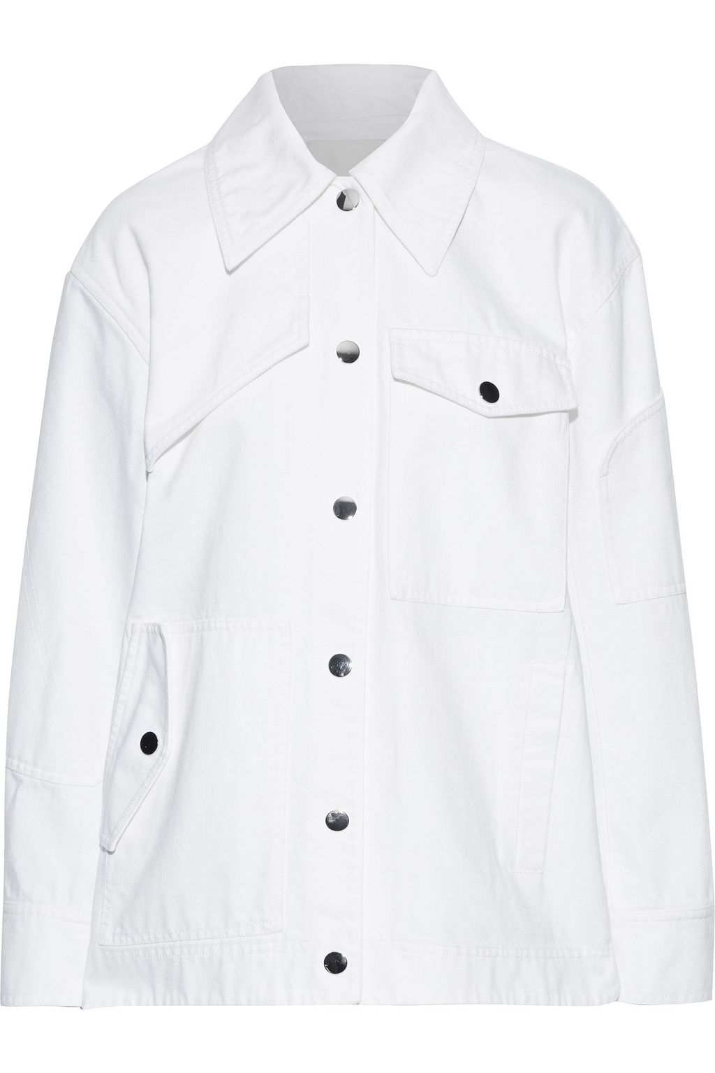 off white oversized denim jacket