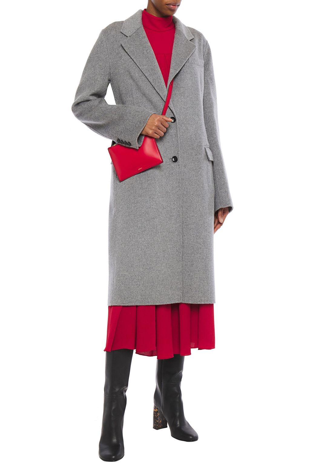 JOSEPH Marly wool and cashmere-blend felt coat