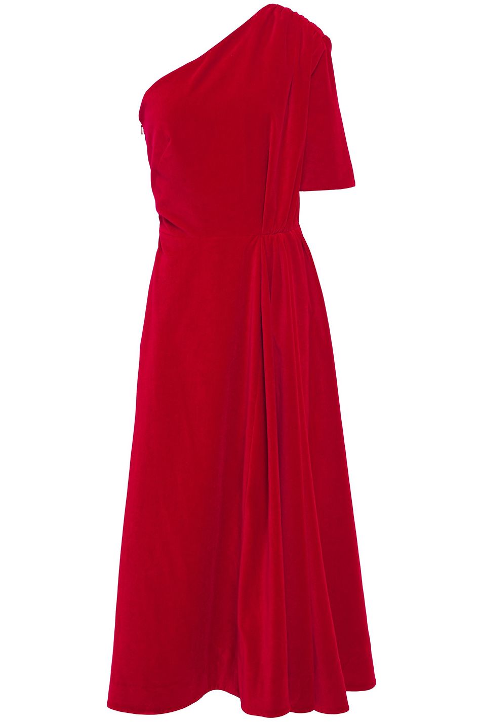 cotton velvet dress