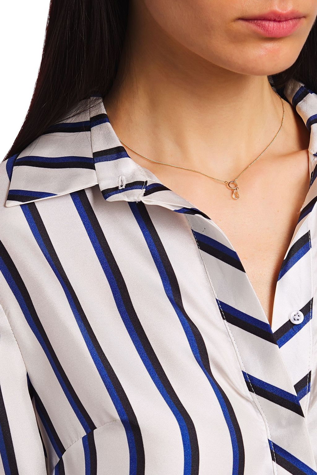 MELISSA JOY MANNING 14-karat gold topaz necklace