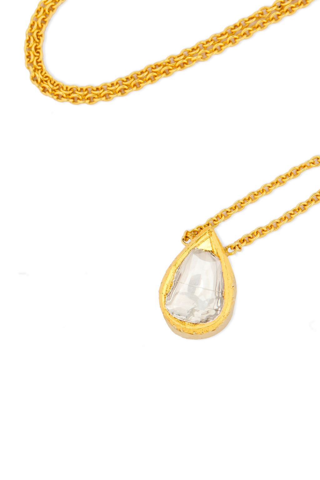 AMRAPALI Kundun Vintage 18-karat gold diamond necklace