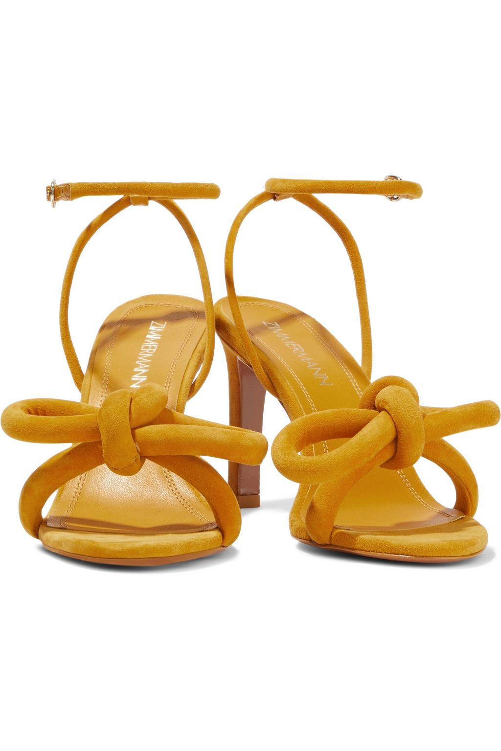 ZIMMERMANN Bow-embellished suede sandals