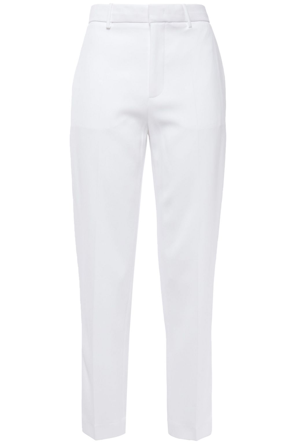white tapered pants