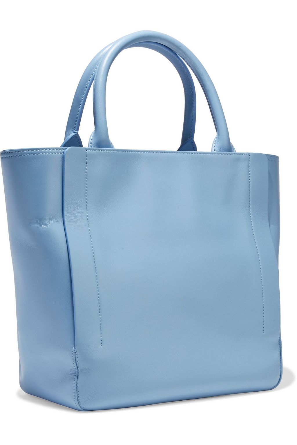 ROGER VIVIER Ines small buckle-embellished glossed-leather tote