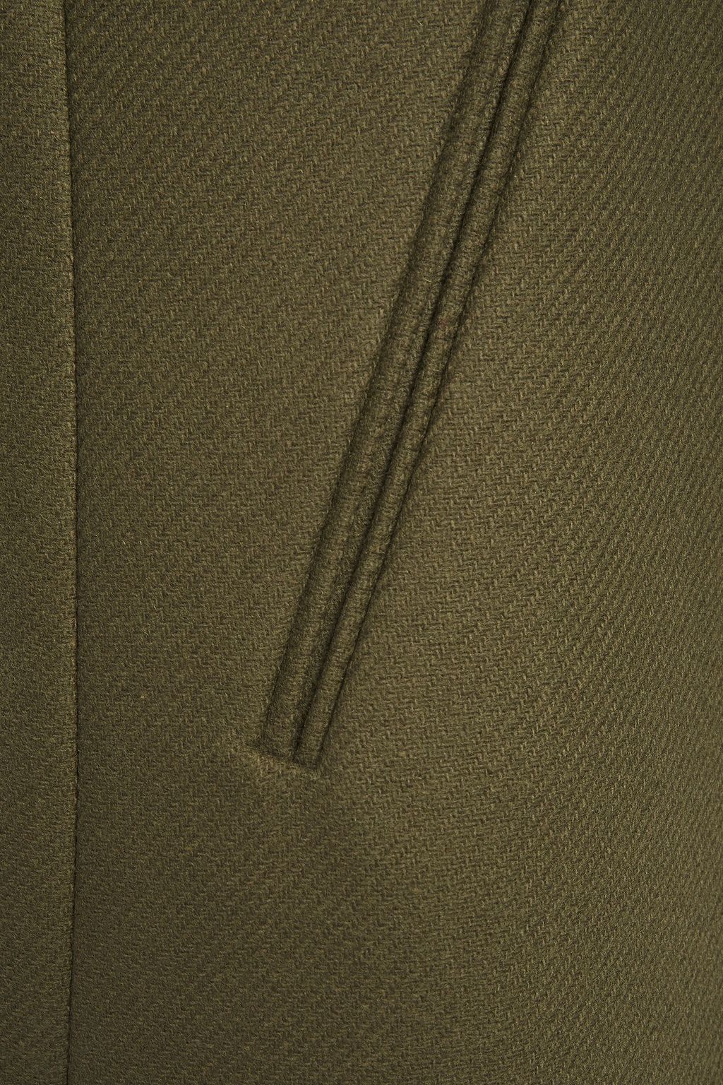 LOVE MOSCHINO Double-breasted wool-blend twill coat