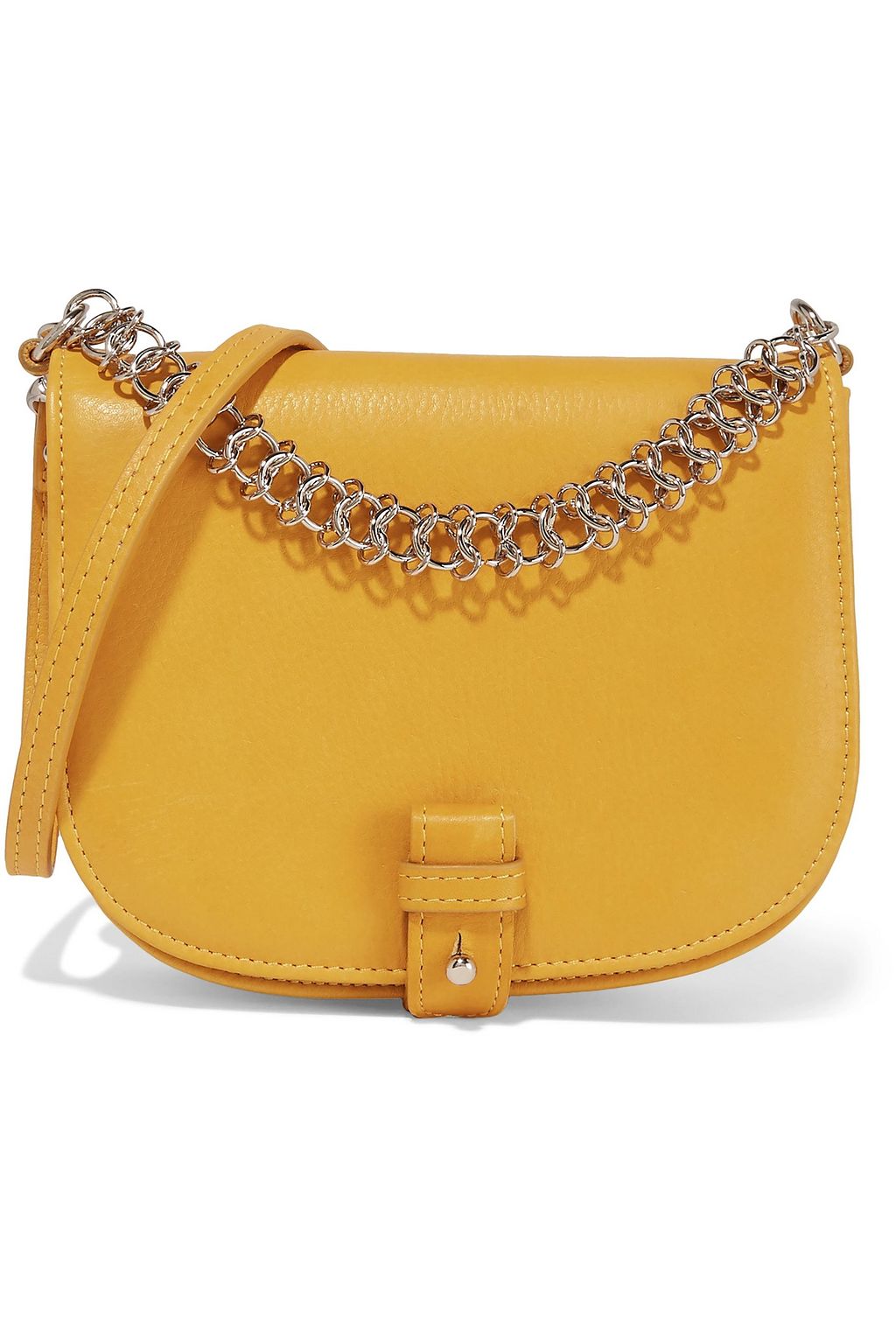 mustard chain bag