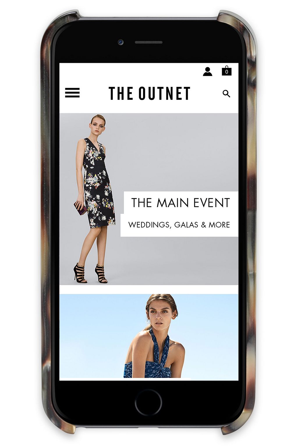 RICK OWENS Printed acrylic iPhone 6 case