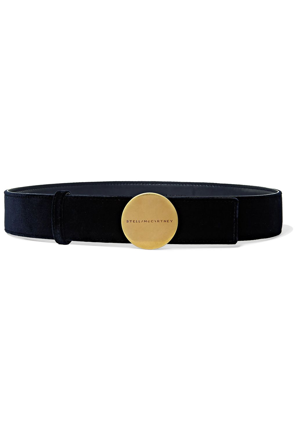 Stella McCartney Beige and Black Logo Belt Stella McCartney